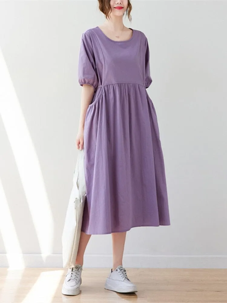 Aiko Casual A-Line Dress