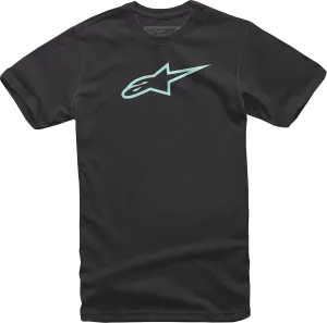 ALPINESTARS Ageless T-Shirt - Black/Mint - Medium 1032720301087M