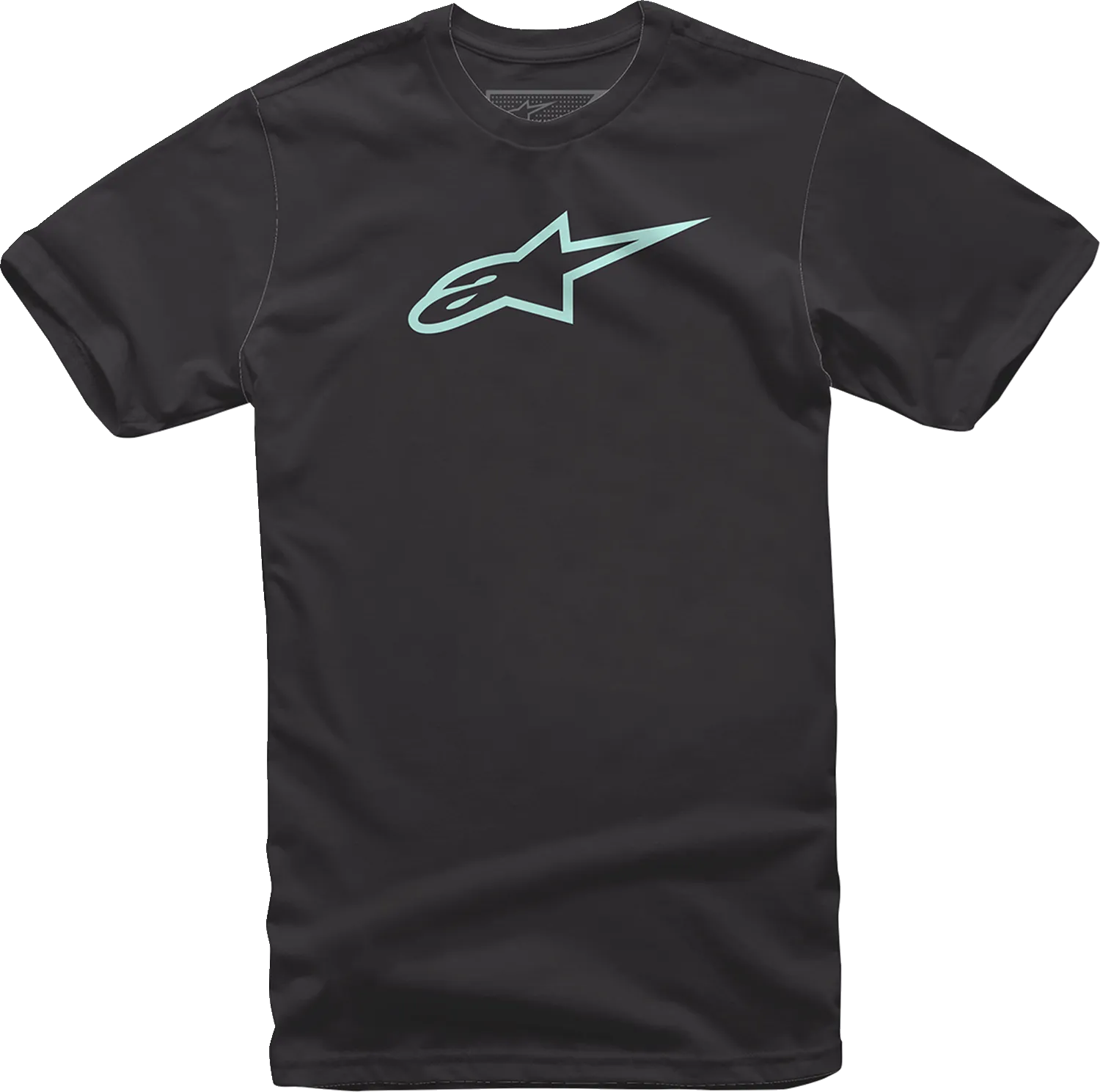 ALPINESTARS Ageless T-Shirt - Black/Mint - Medium 1032720301087M