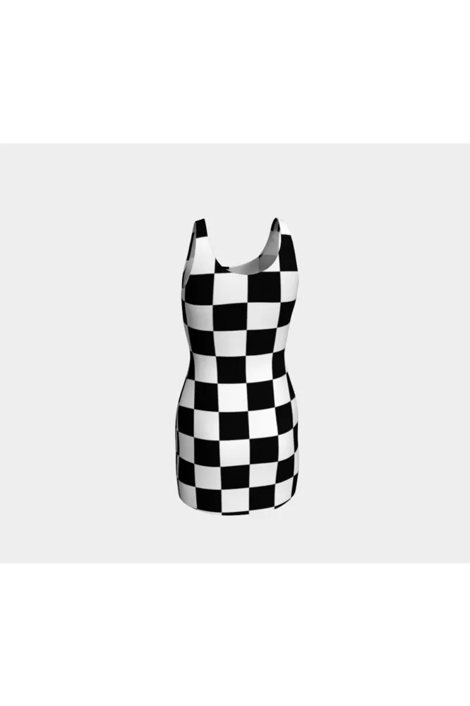 Checkered Bodycon Dress