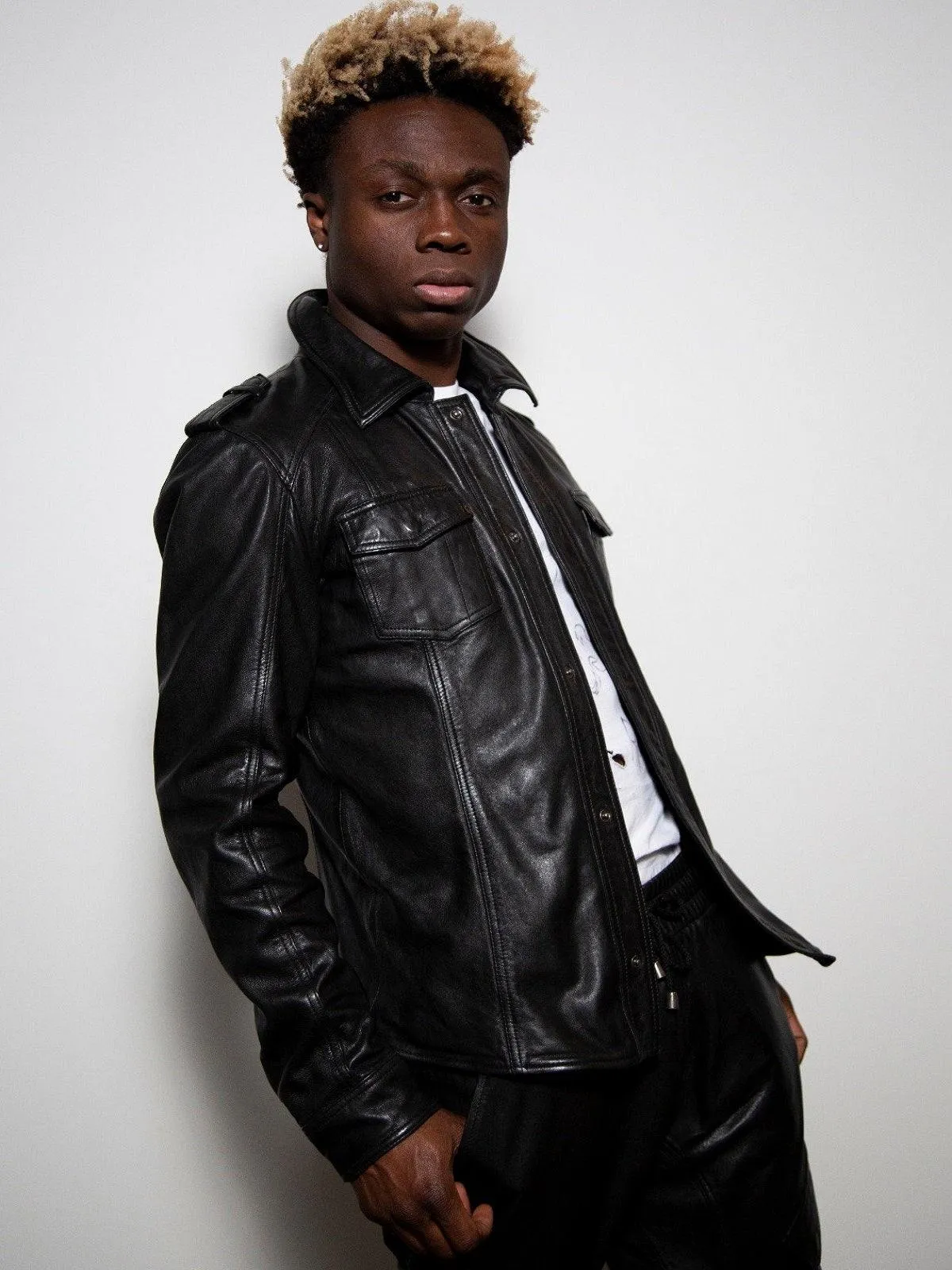 Classic Black Leather Jacket