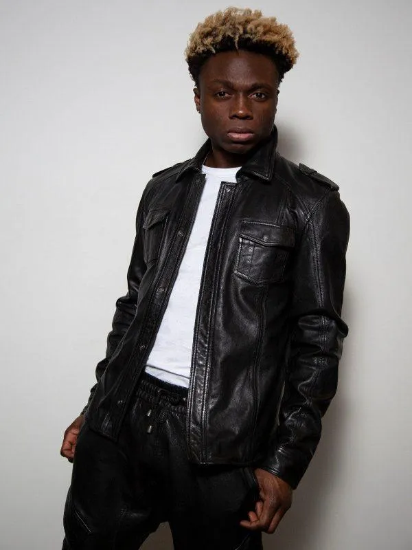 Classic Black Leather Jacket