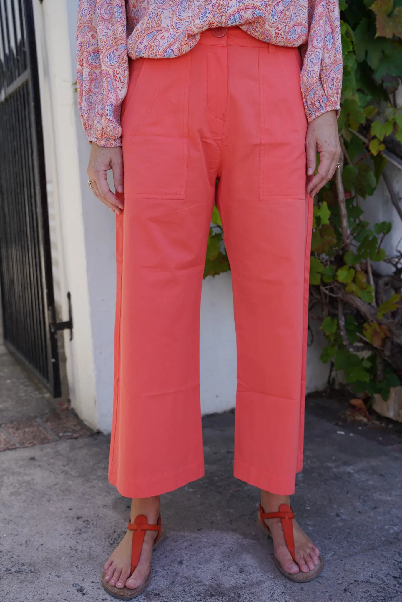 Coral Summer Pants