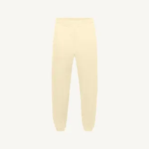 Cream Relaxed Sweatpants Mockups.
