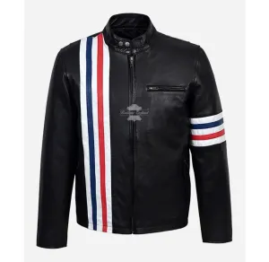 Easy Rider Men's Leather Biker Style Motorcycle Jacket