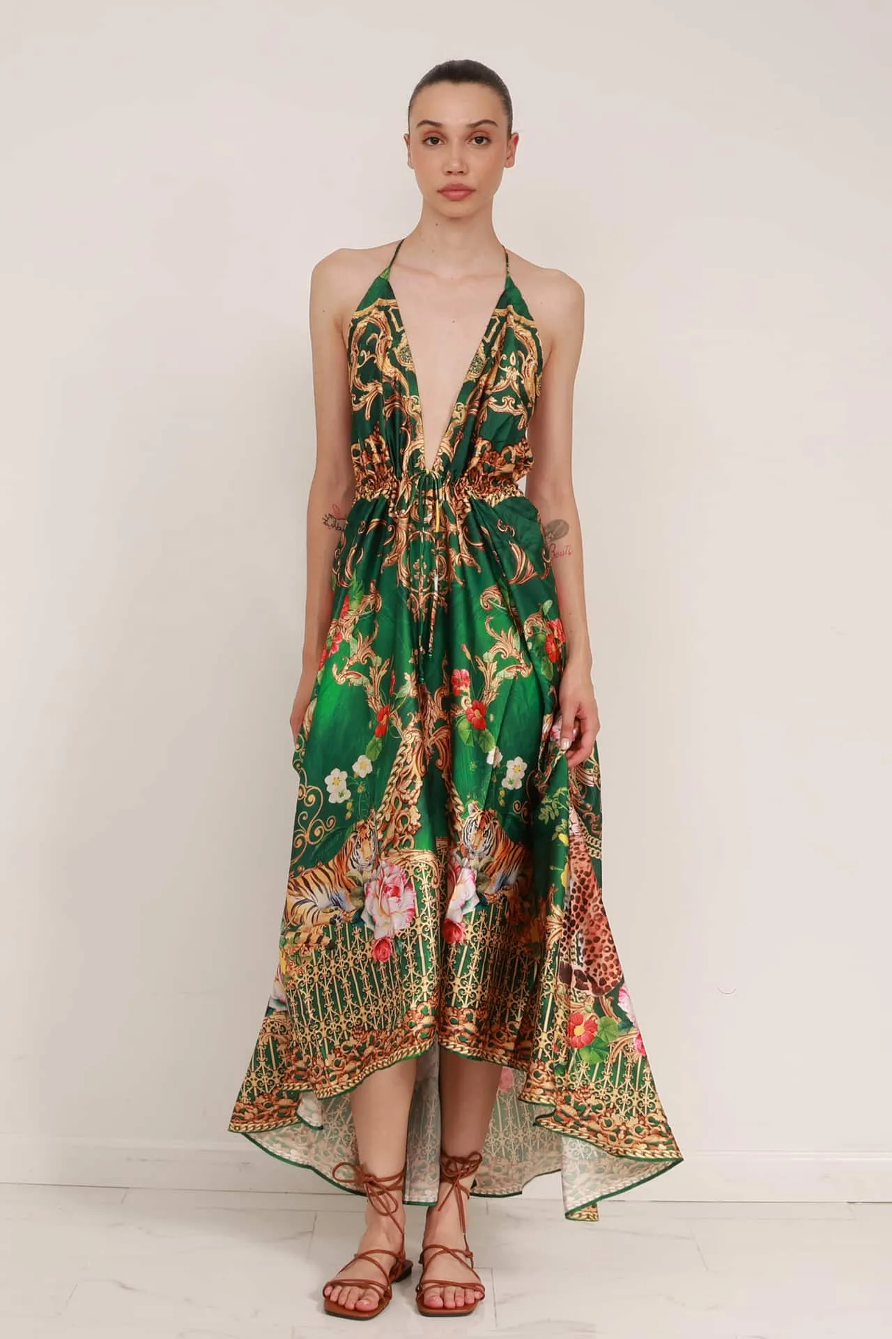 Green Multiway Maxi Dress