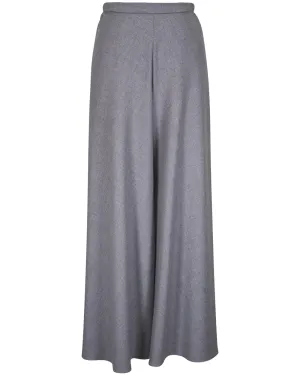 Grey Cashmere Challis Chute Pant