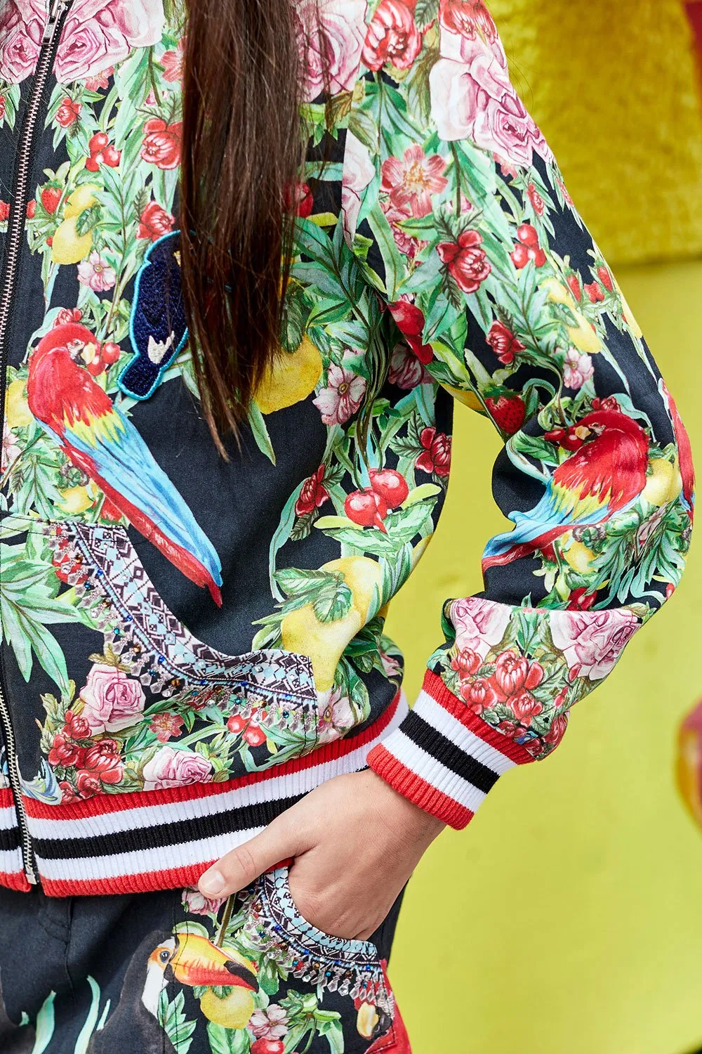 KIDS BOMBER JACKET TOUCAN PLAY
