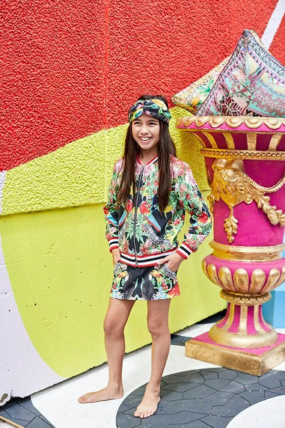 KIDS BOMBER JACKET TOUCAN PLAY