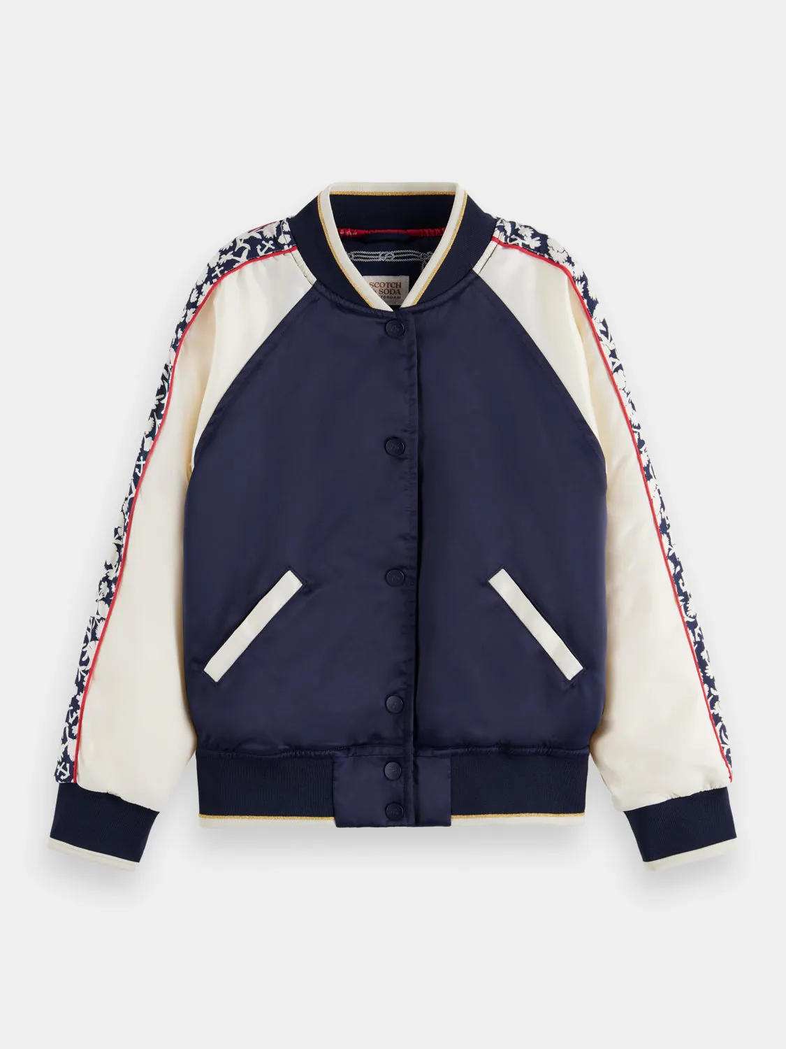 Kids - Oversized reversible bomber jacket