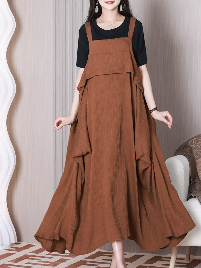 Like A Dream  Round Neck A-line Dress