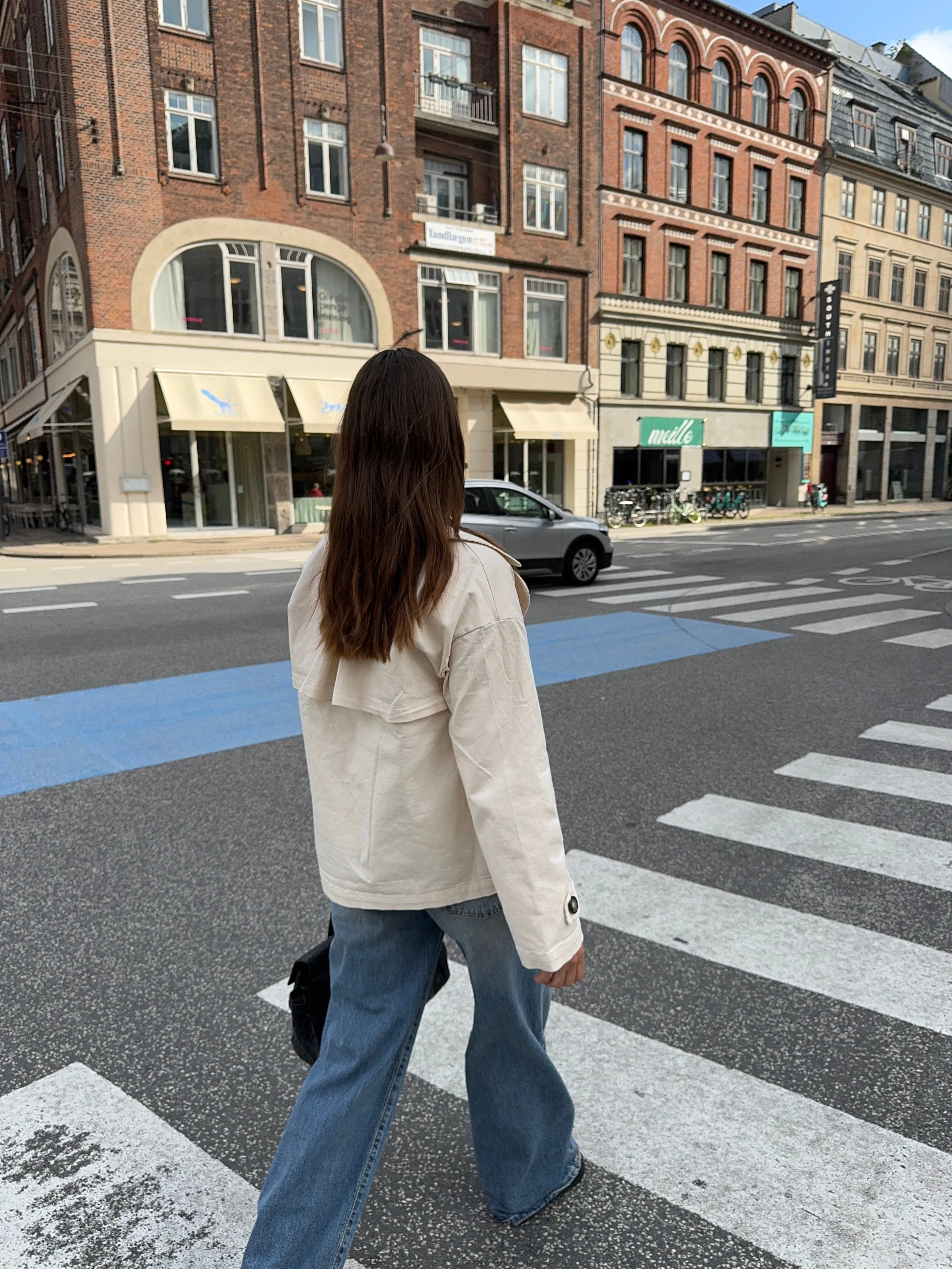 Mathilde Ravn trench coat - Sand