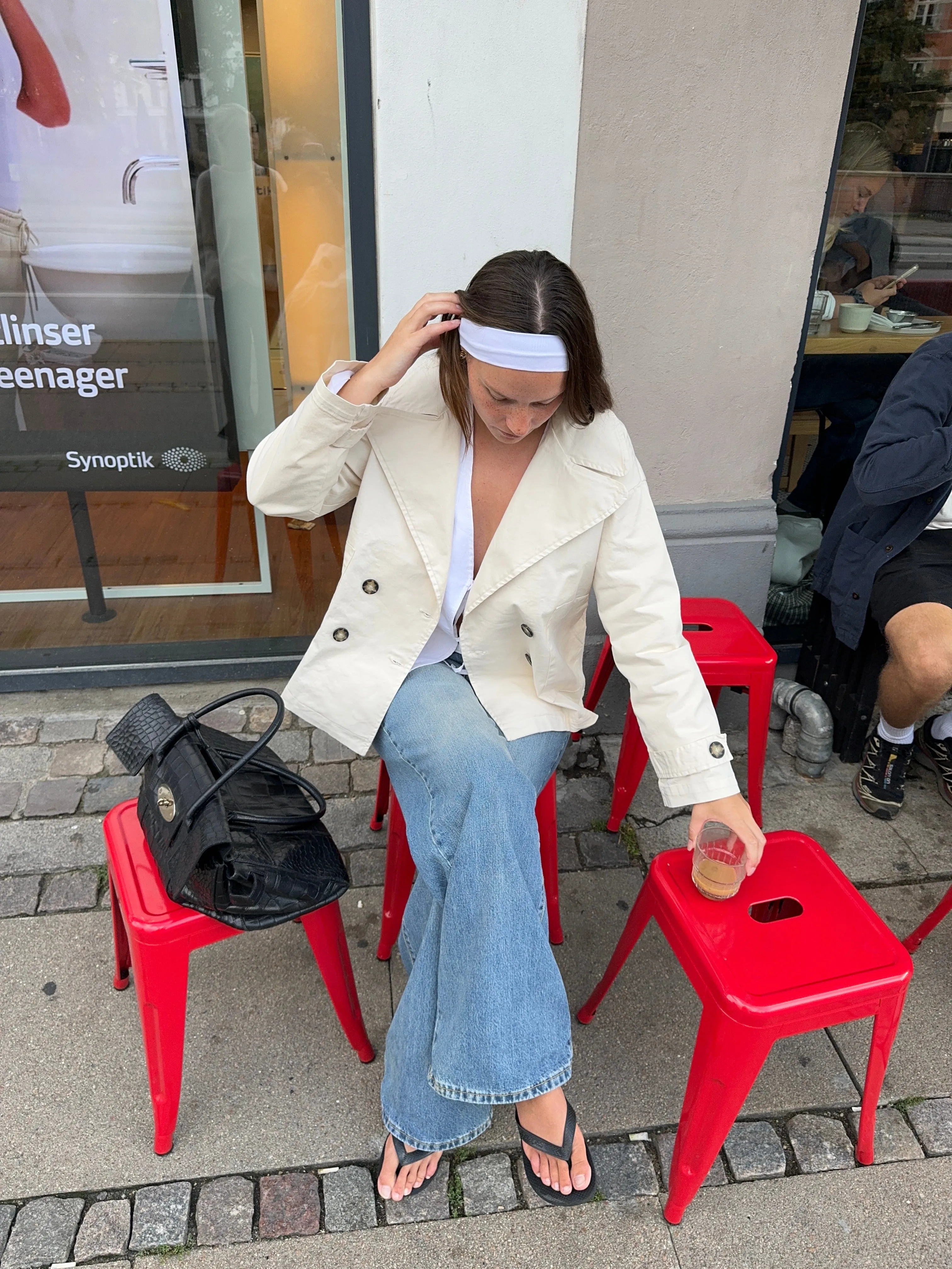 Mathilde Ravn trench coat - Sand
