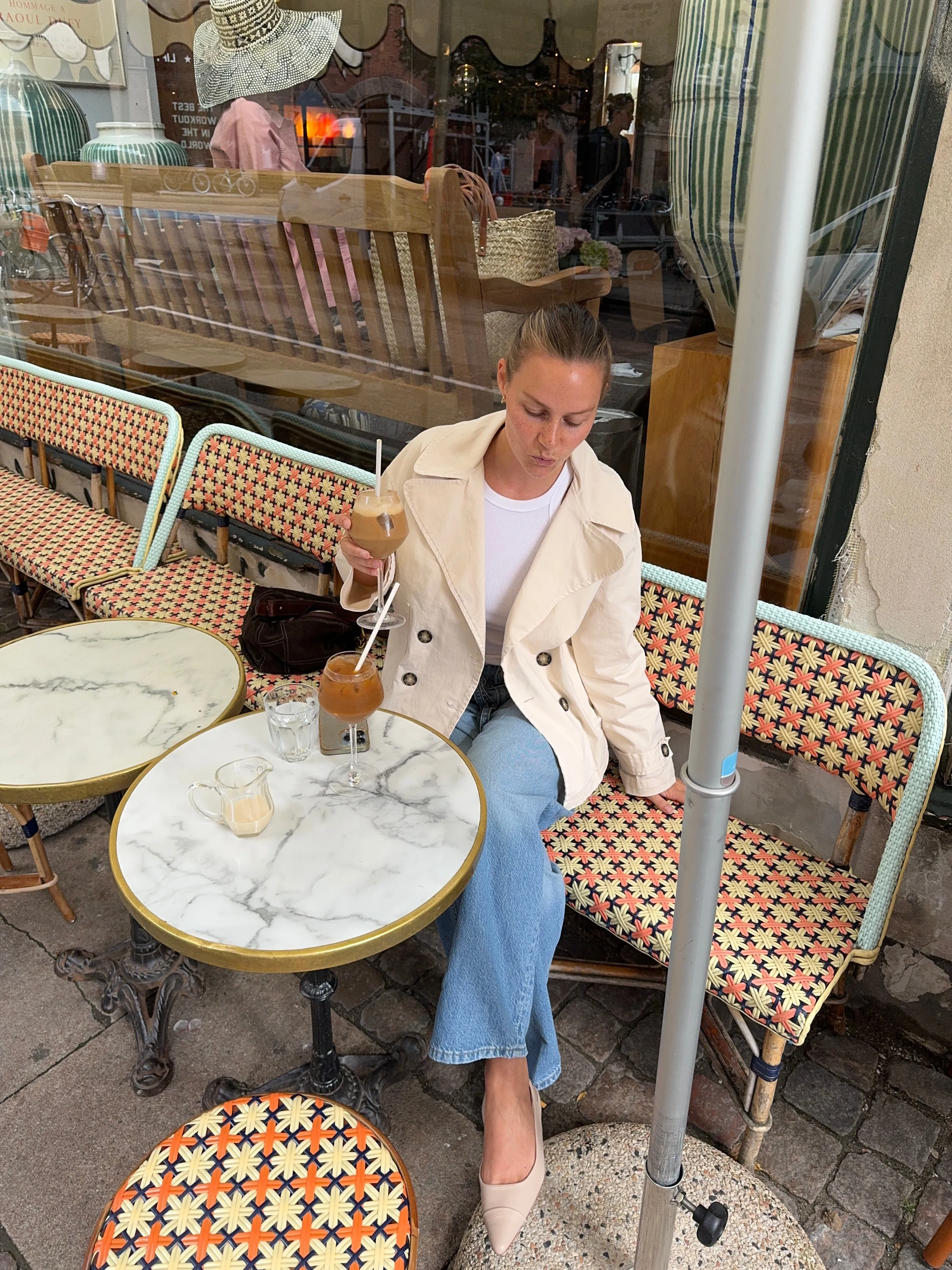 Mathilde Ravn trench coat - Sand