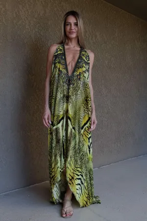 Multiway Plunged Maxi Dress for Women