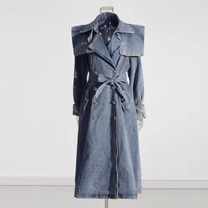 Peyton's Denim Trench Coat