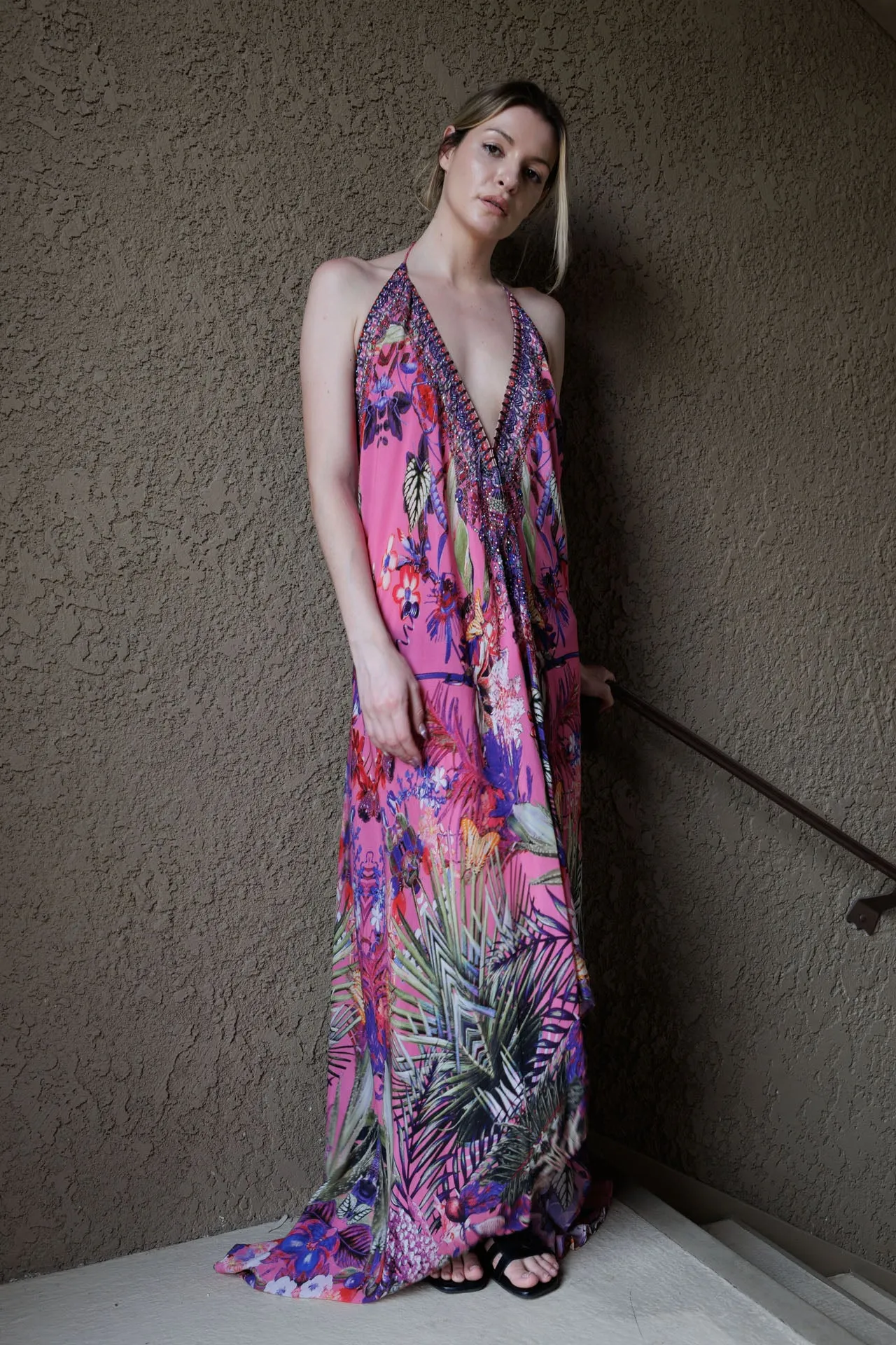 Pink Maxi Dress For Women