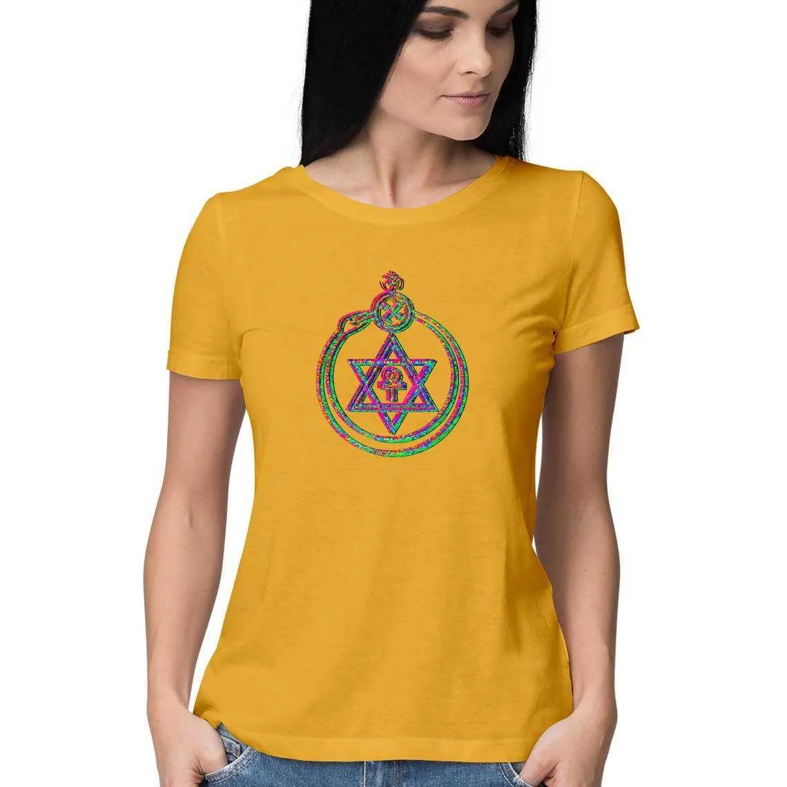 Psychedelic Theosophical Society Emblem Women's T-Shirt
