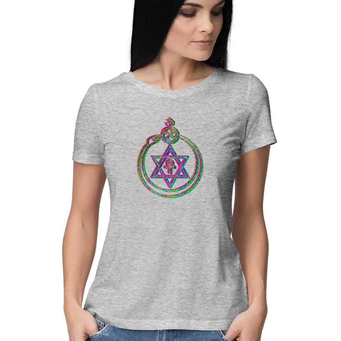 Psychedelic Theosophical Society Emblem Women's T-Shirt