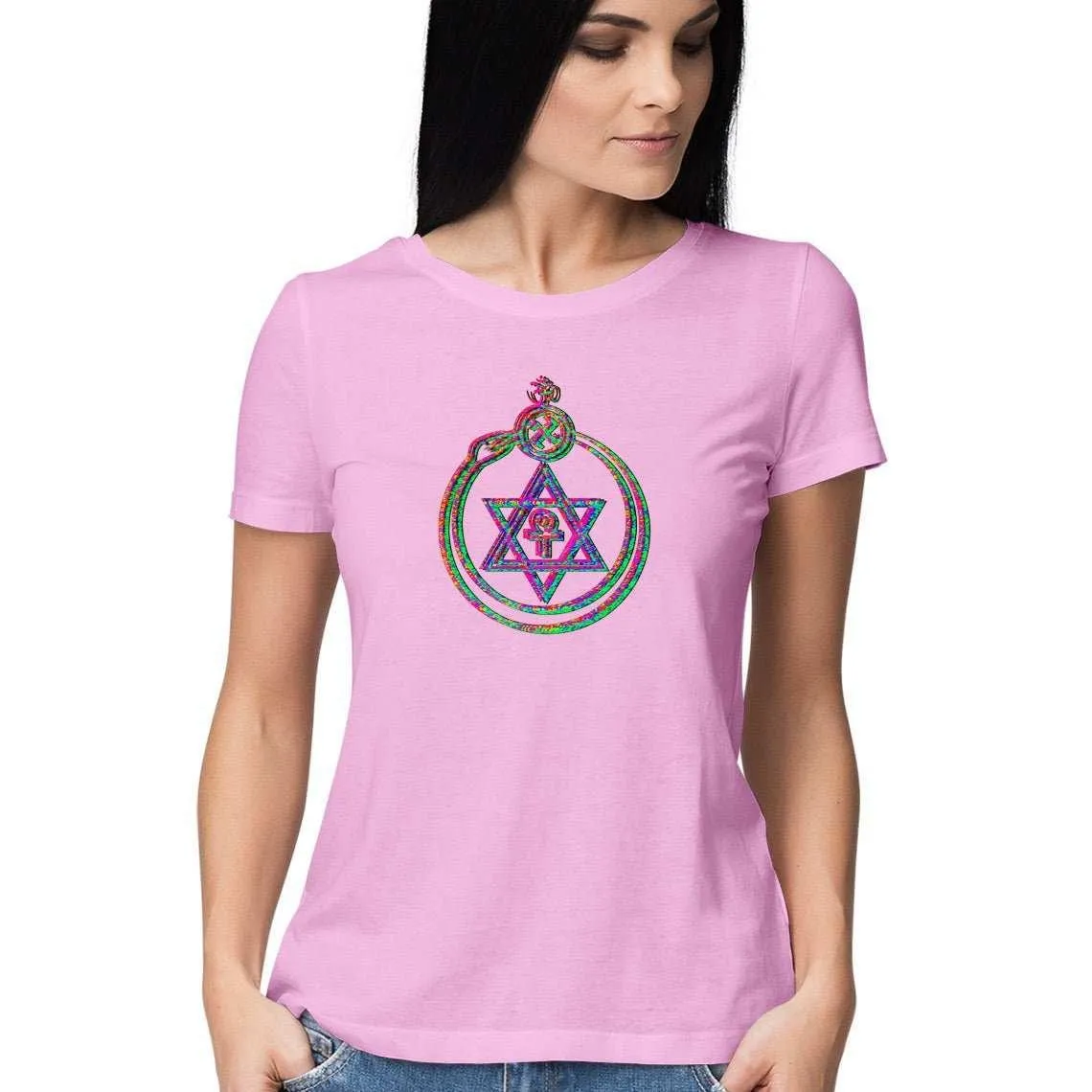 Psychedelic Theosophical Society Emblem Women's T-Shirt