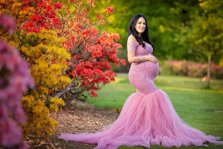 Rent a of Pink Maternity Wear Long Gown