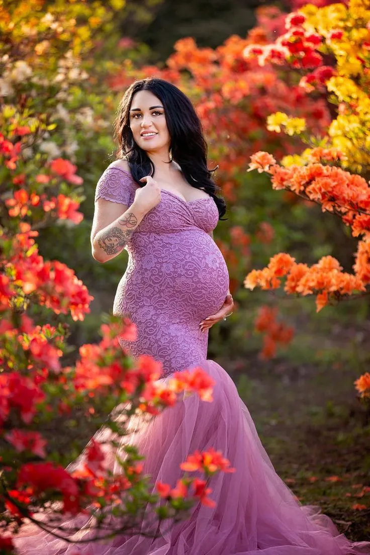 Rent a of Pink Maternity Wear Long Gown