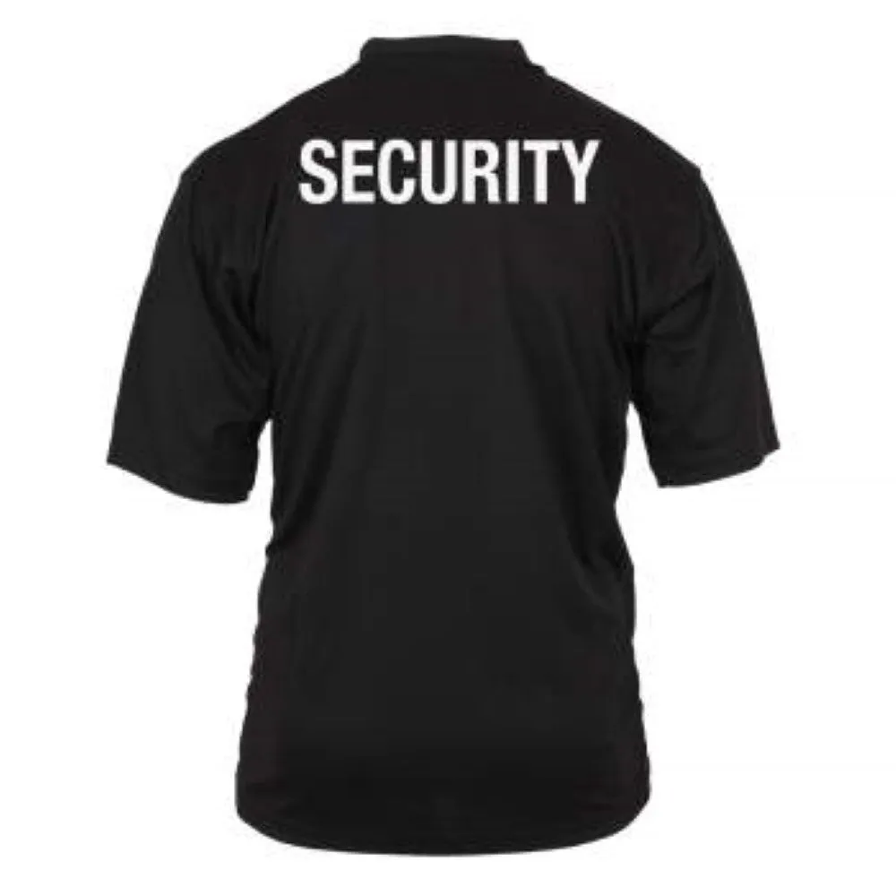 Rothco Mens Moisture Wicking Security Short Sleeve Polo Shirt - Size S - XL