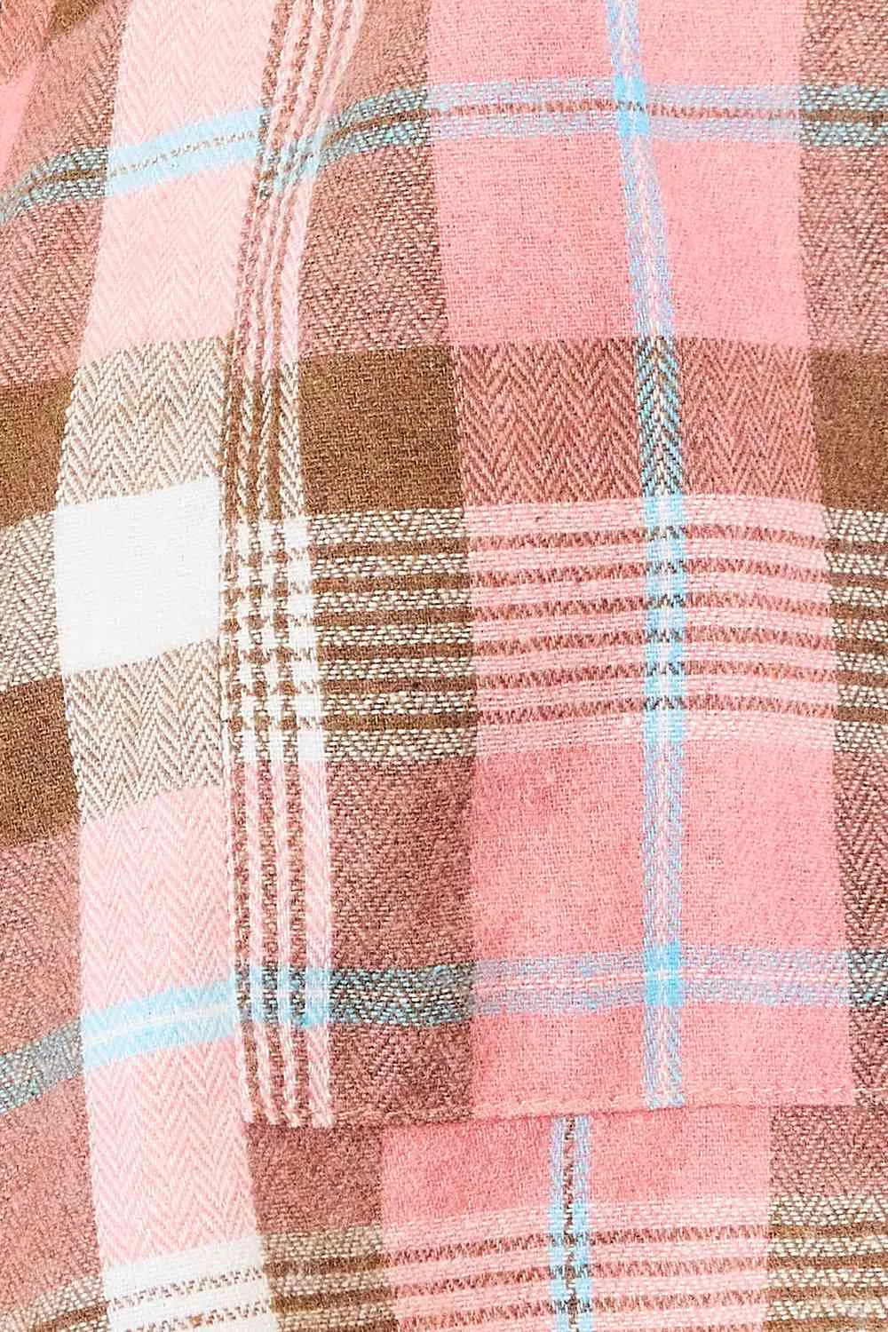 Sadie Plaid Long Sleeve Button-Up Shirt