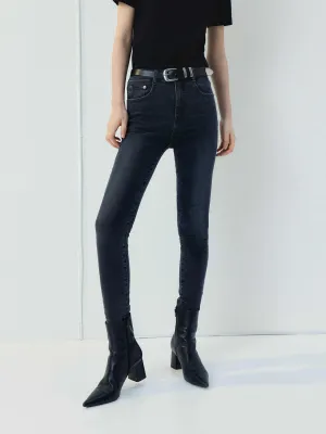Skinny Raw Details Jeans
