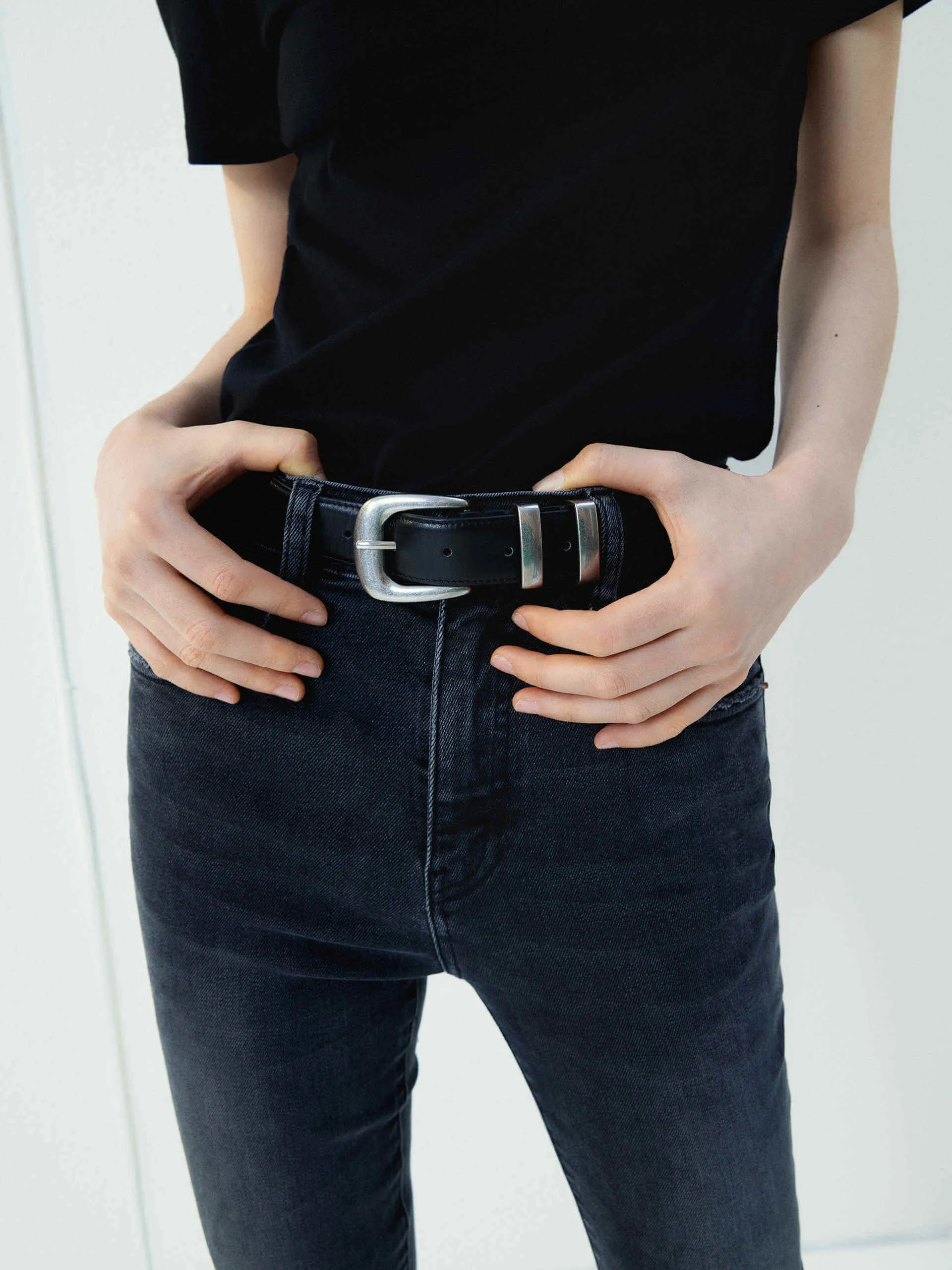 Skinny Raw Details Jeans