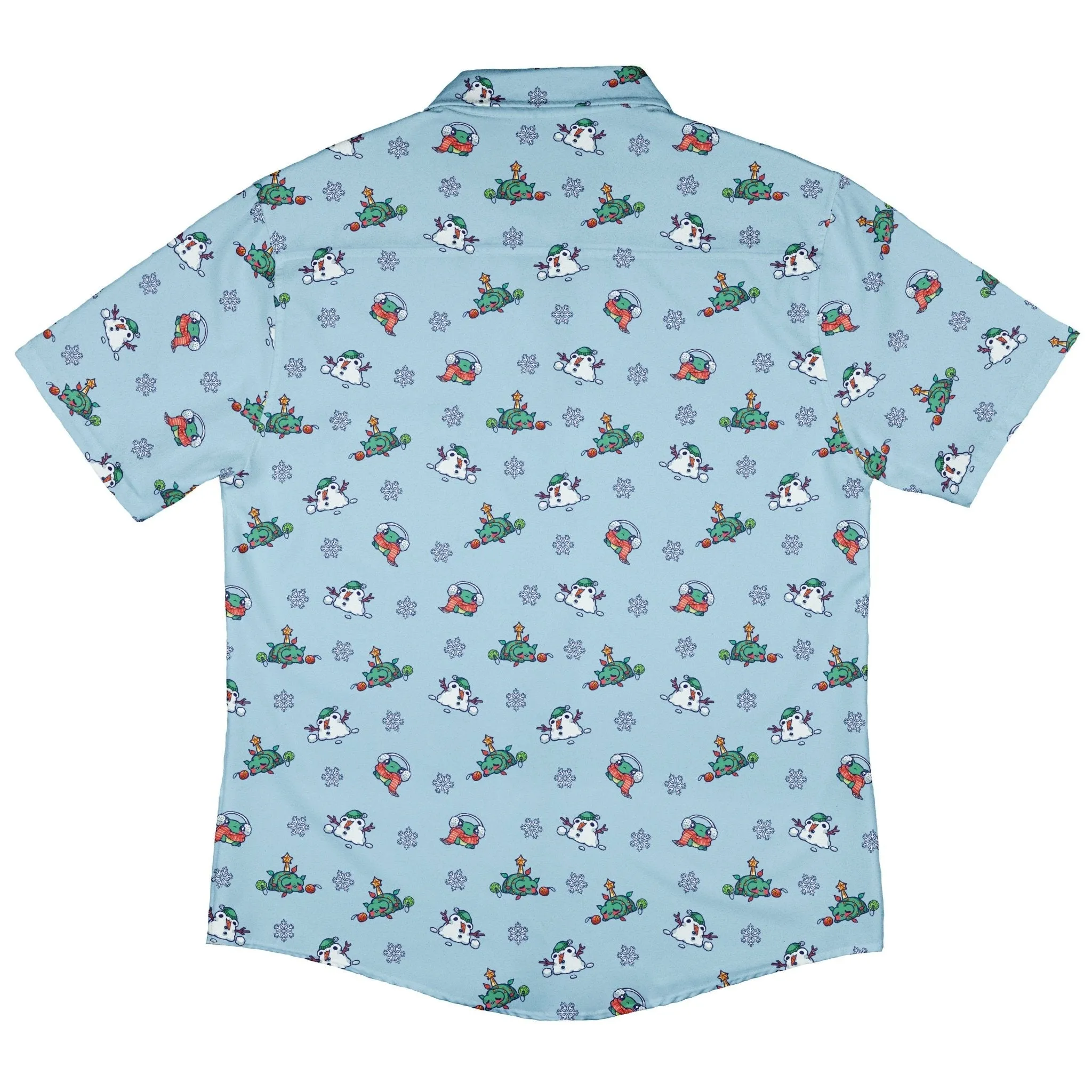 Snowing Frogs Button Up Shirt