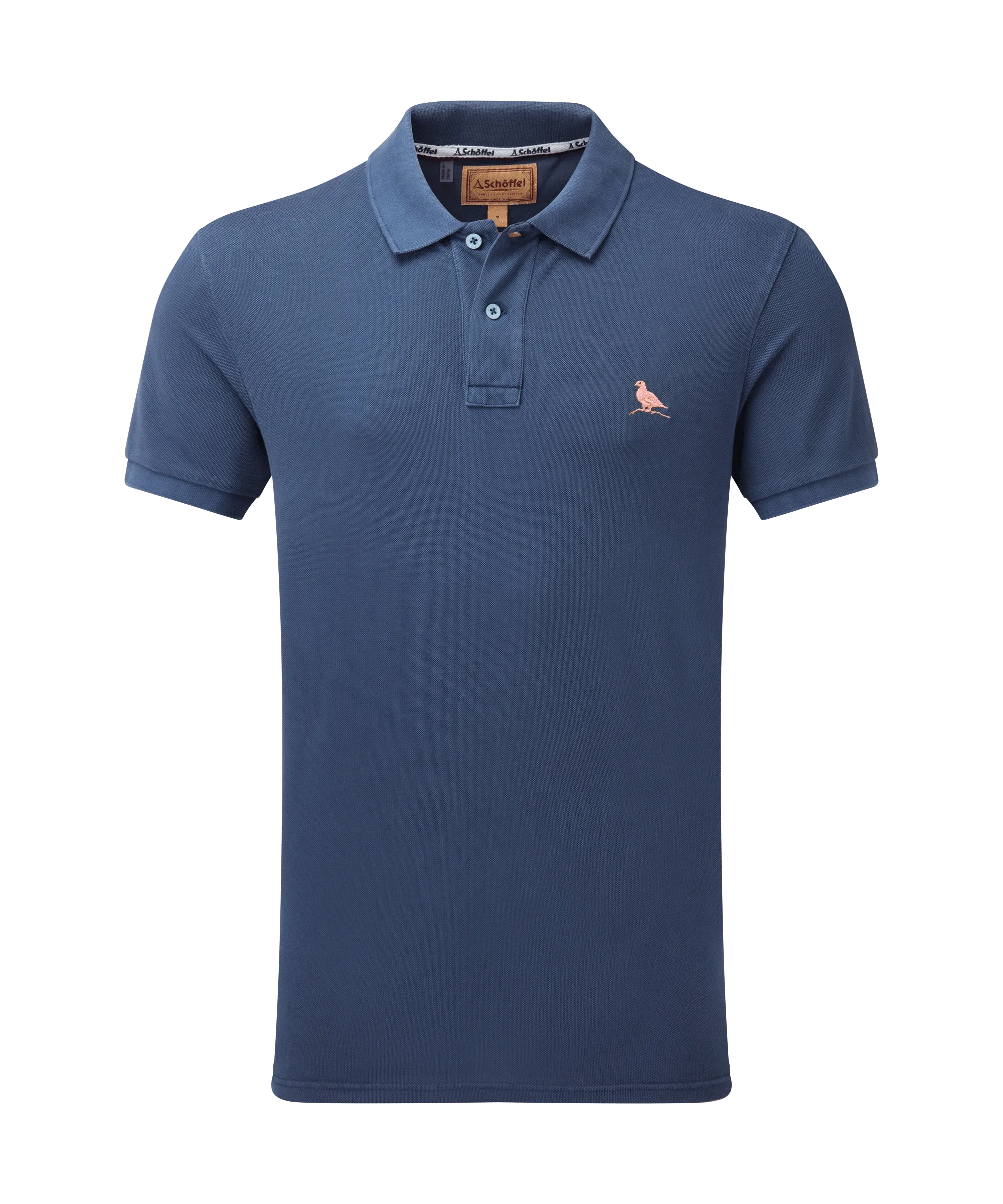 St Ives Garment Dyed Polo Shirt - French Navy