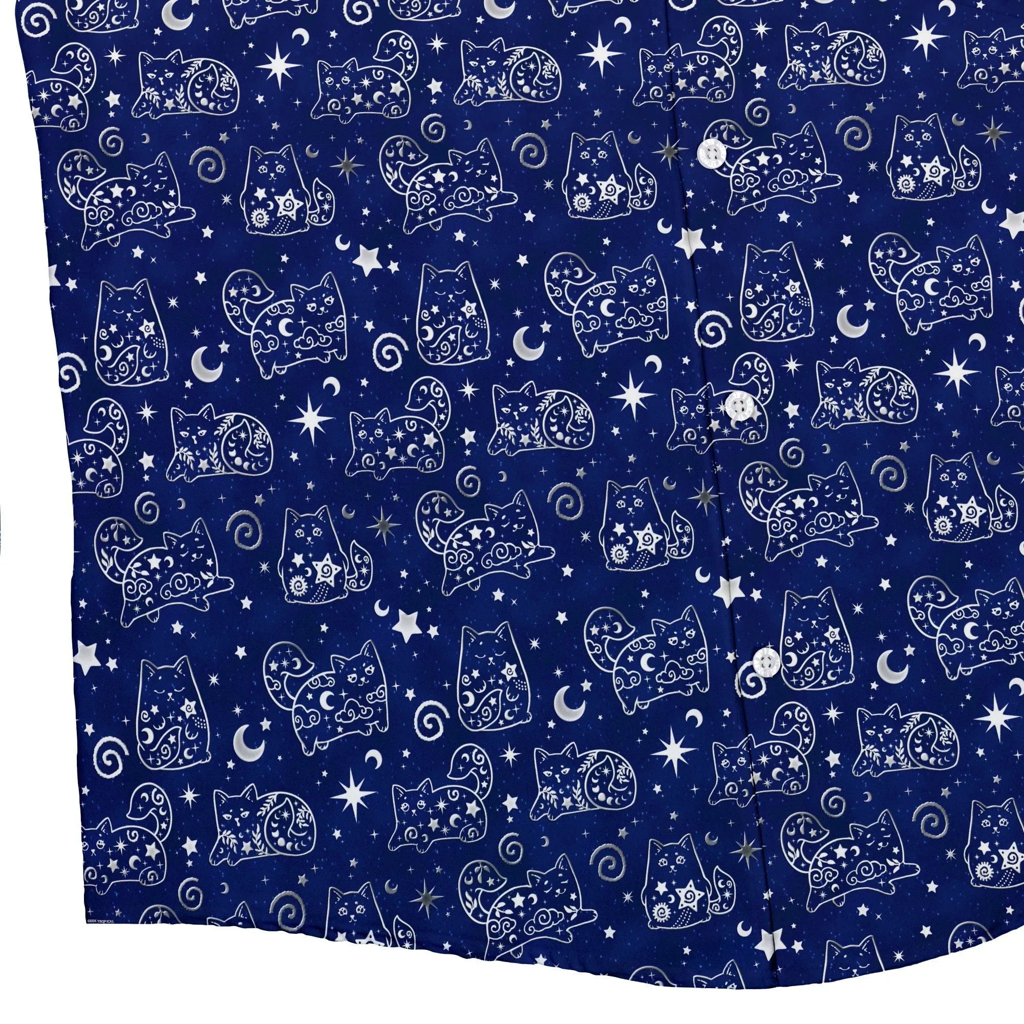 Star Cats Button Up Shirt