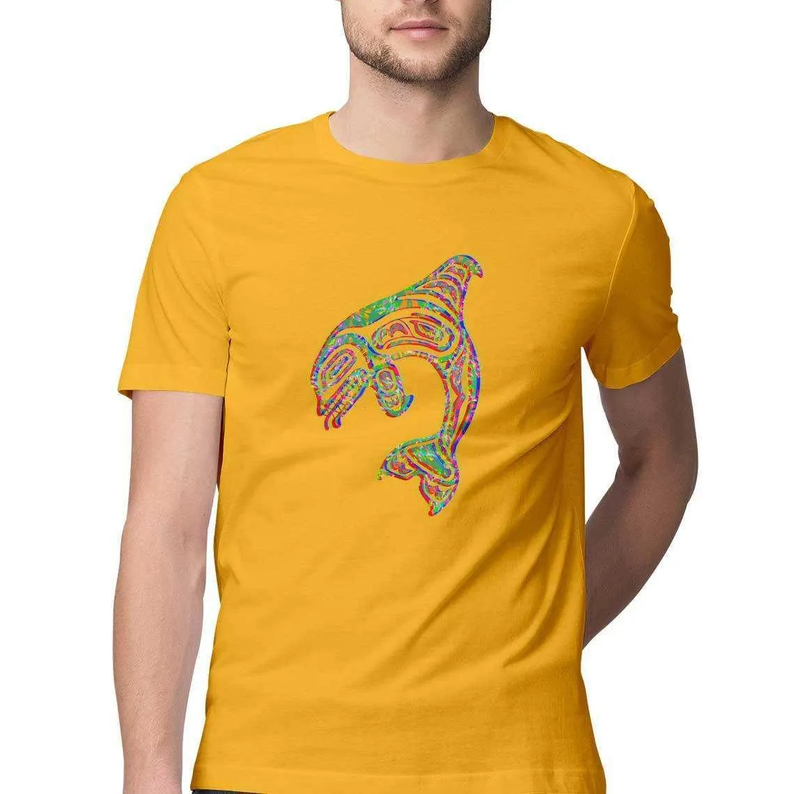 The Dolphin that Blocked a Rainbow Men's T-Shirt