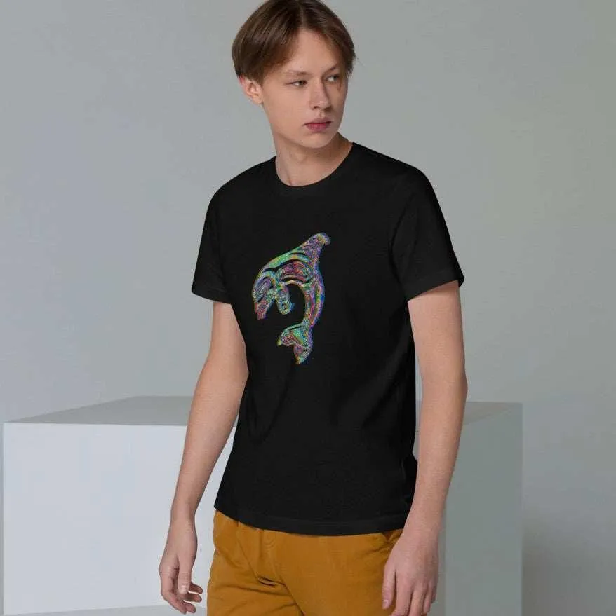 The Dolphin that Blocked a Rainbow Men's T-Shirt