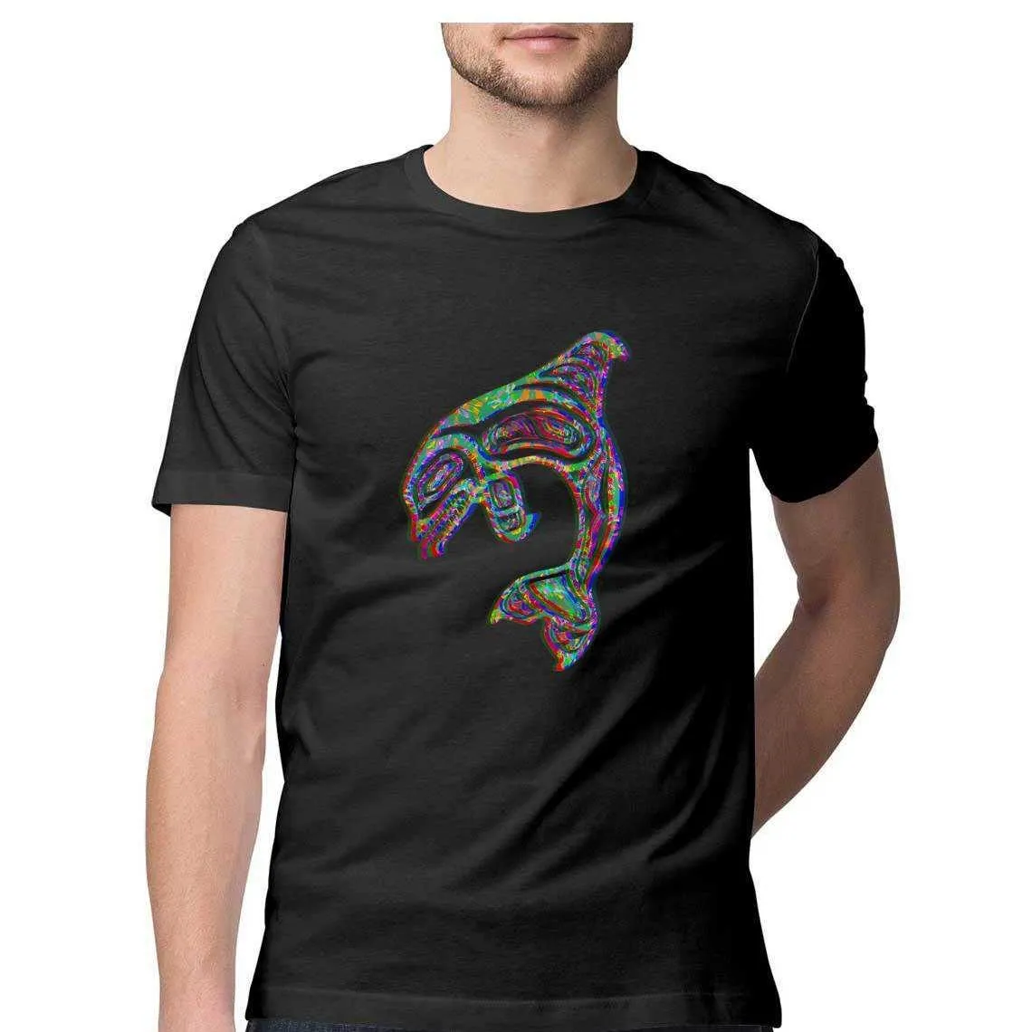 The Dolphin that Blocked a Rainbow Men's T-Shirt