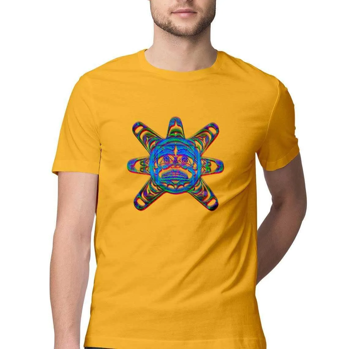 The Sun God of the Aztec Empire Men's T-Shirt