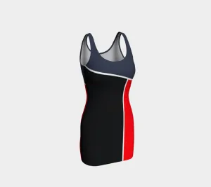 Tricolor Bodycon Dress