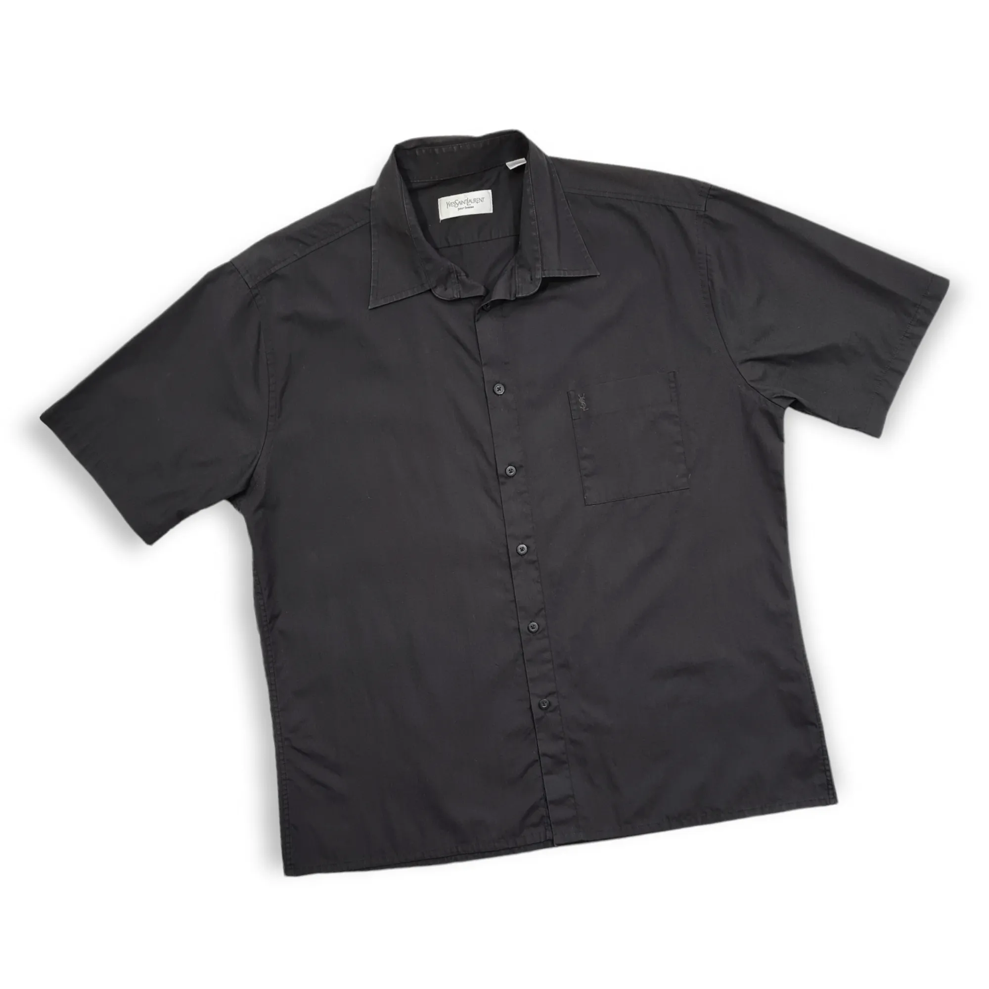 YVES SAINT LAURENT : BUTTON UP SHIRT : SIZE XL