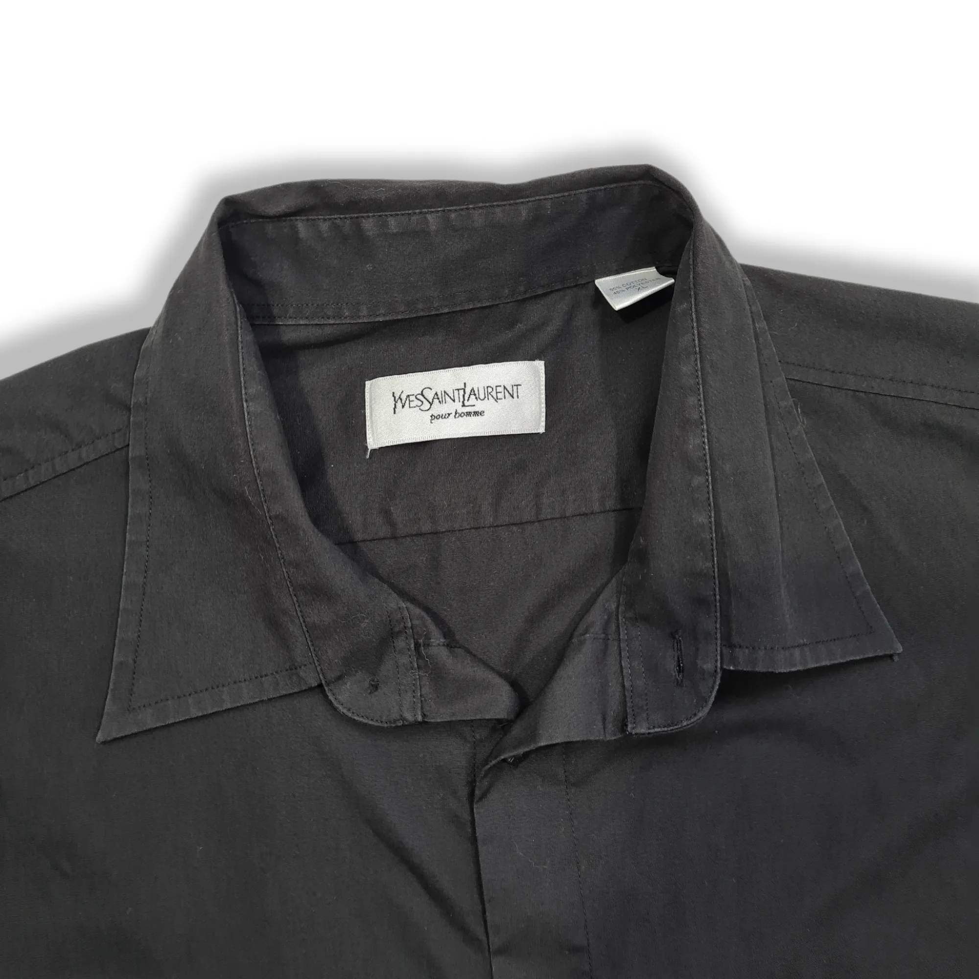 YVES SAINT LAURENT : BUTTON UP SHIRT : SIZE XL